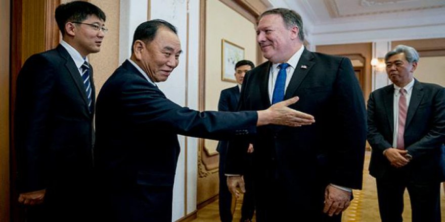 ABD Dışişleri Bakanı Pompeo Kuzey Kore'de