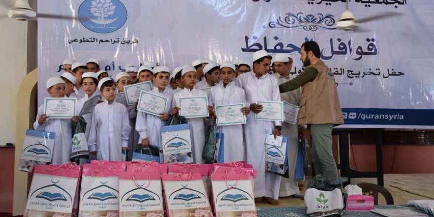 Suriyelilerin kampındaki 83 çocuk hafız oldu, icazet aldı