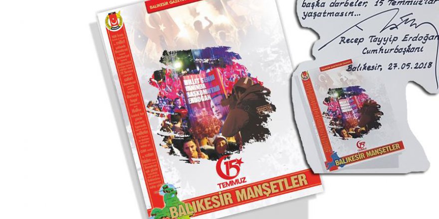 15 Temmuz manşetleri kitap oldu