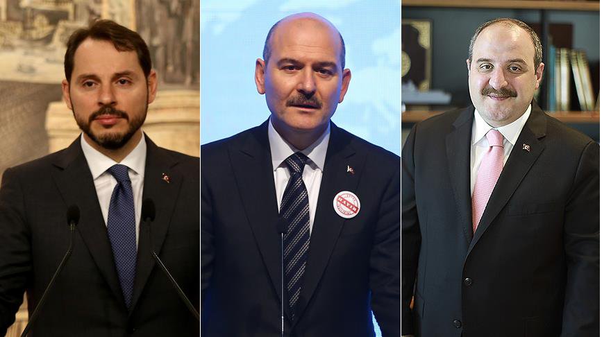 Üç bakanın doğduğu memleketlerinde sevinç gösterisi