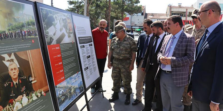Erzincan'da 15 Temmuz'un anıları tazelendi