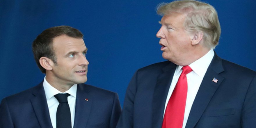 Macron: Trump ile anlaşmadık