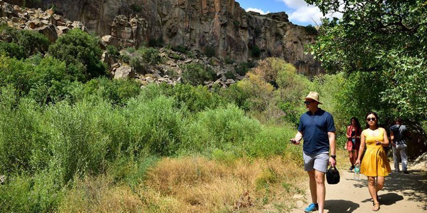 Ihlara Vadisi'ne ziyaretçi akını