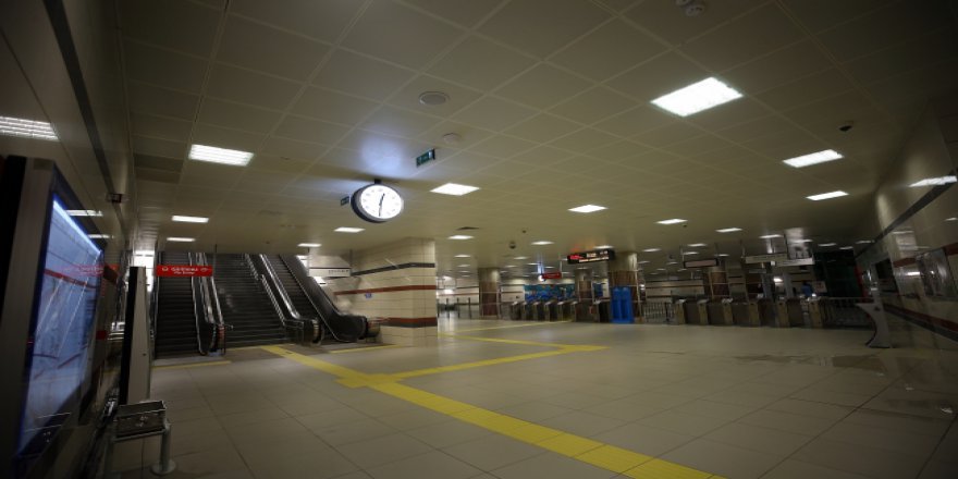 Sürücüsüz metronun ikinci etabı test ediliyor
