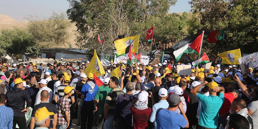 Han el-Ahmer'de İsrail protestosu