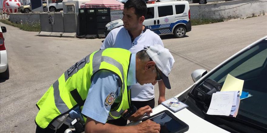 Silivri'de örnek park cezası uygulaması