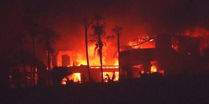 California'da evler kül oldu