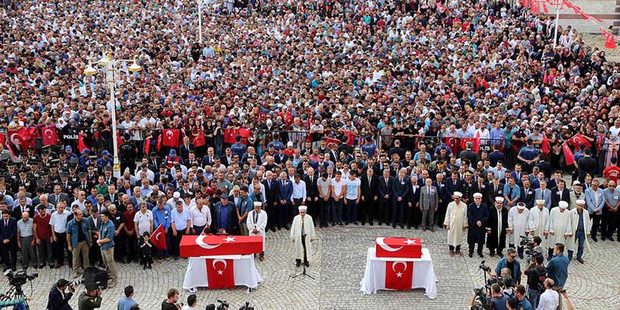 Şehitlerimizi dualarla uğurladık