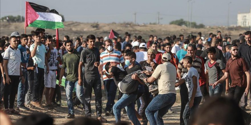 220 Filistinli İsrail kurşunu ile yaralandı