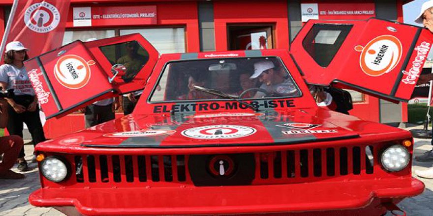 TÜBİTAK yarışması için elektrikli otomobil ürettiler