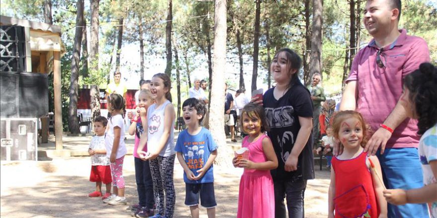 Şehit yakınları piknikte bir araya geldi