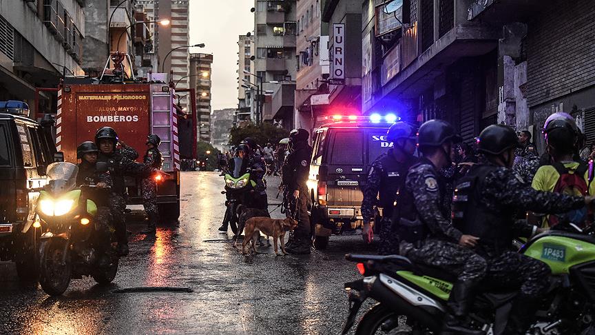 Maduro'ya suikast girişimine 6 gözaltı"