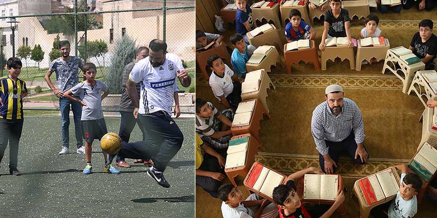 Futbol aracılığıyla çocukları camiye çekiyoruz