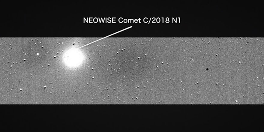 Bir kuyruklu yıldız 17 saat boyunca kayda alındı