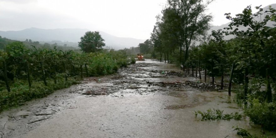 Son 24 saatte Karadeniz'de en fazla yağış Bafra'ya düştü