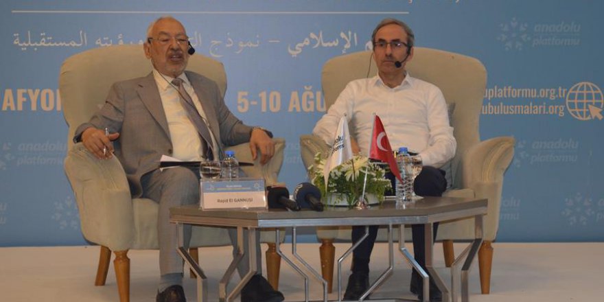 Nahdar Hareketi Lideri Gannuşi Afyonkarahisar'da konuştu