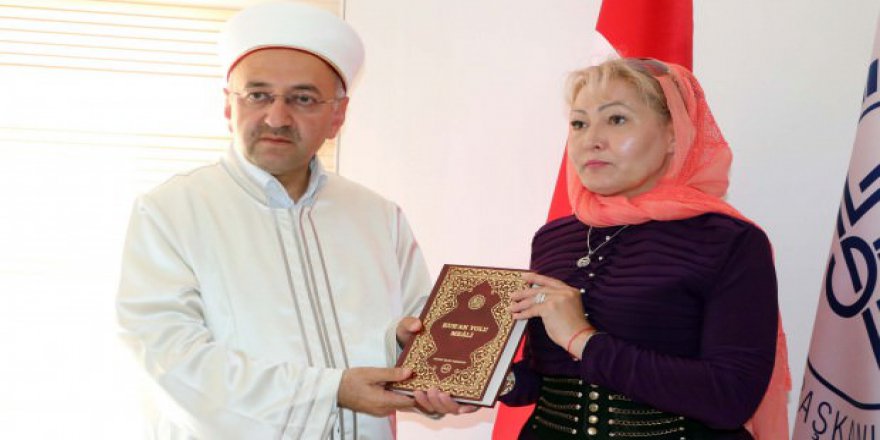 Rus asıllı kadın Yozgat'ta Müslüman oldu