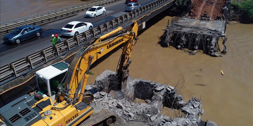 Sel felaketi yaşayan Ordu'da hasar tespit ediliyor