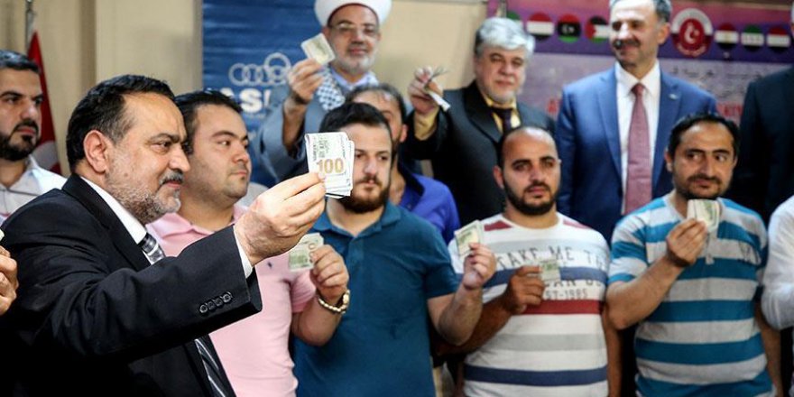Türkiye'de yaşayan Araplardan dolar bozdurma kampanyası