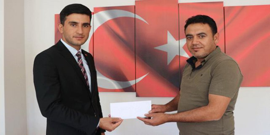 Muhtar'dan devlete anlamlı destek