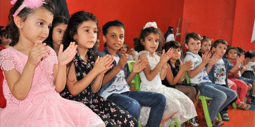 Suriyeli minikler anaokulu ile tanıştı