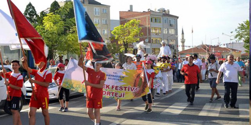 Hayrabolu 28. Ayçiçeği Festivali başladı