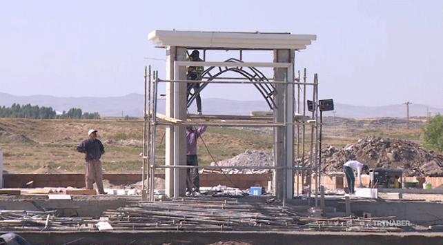 Malazgirt'te Sultan Alparslan Namazgahı inşa ediliyor