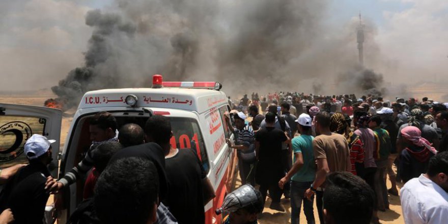 İsrail askerleri Gazze sınırında 2 Filistinliyi şehit etti