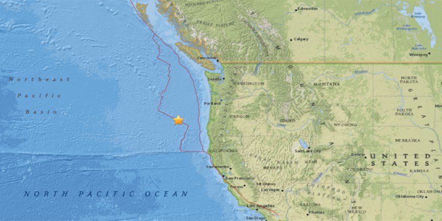 ABD'de şiddetli deprem
