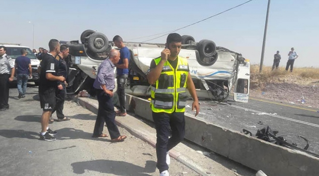 Kudüs'ten acı haber: Otobüs devrildi, 1 ölü