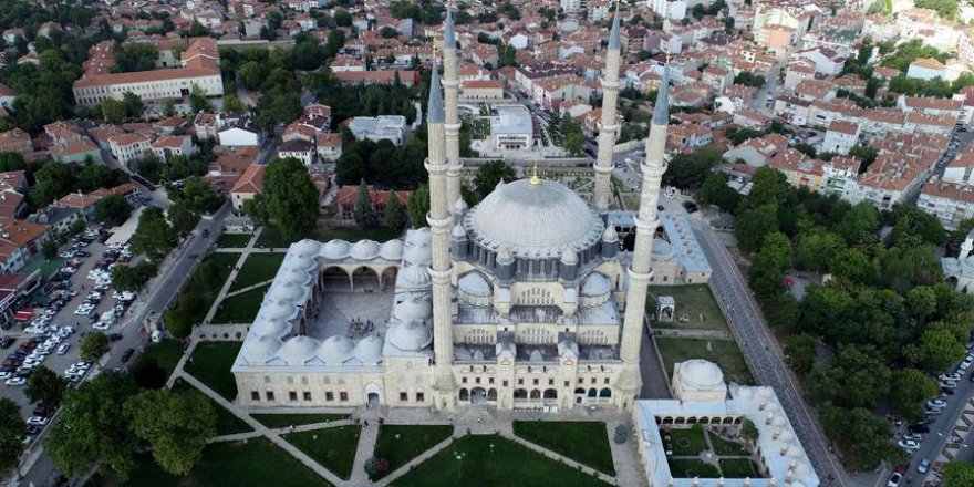 Selimiye Camisi bayram boyunca doldu taştı