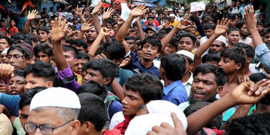 Rohingyalı Müslümanlar 'adalet' için yürüdü