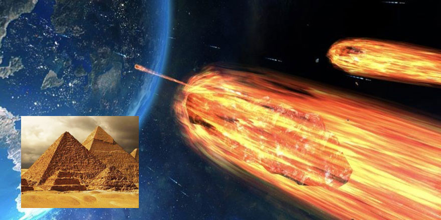 Mısır'daki Keops Piramidi büyüklüğündeki göktaşı Dünya'yı teğet geçecek!