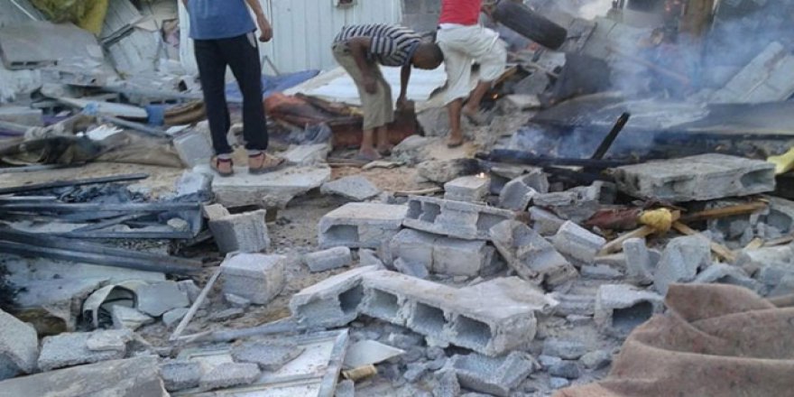 Trablus'taki çatışmalar mülteci kampını etkiledi