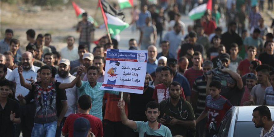 Gazze'de ABD protestosu