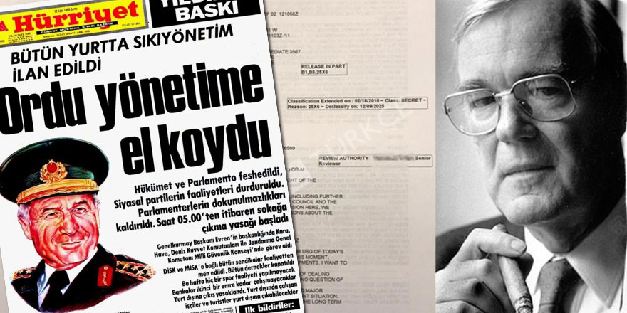 ABD Ankara Büyükelçisi: 12 Eylül darbesini yapan askerleri iyi tanıyoruz endişeye gerek yok