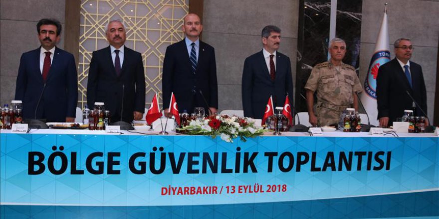 Bakan Soylu liderliğinde 'bölge güvenilik toplantısı' yapıldı