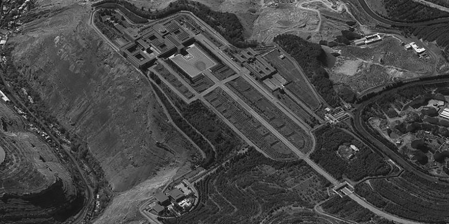 Beşşar Esed'in sarayı havadan görüntülendi