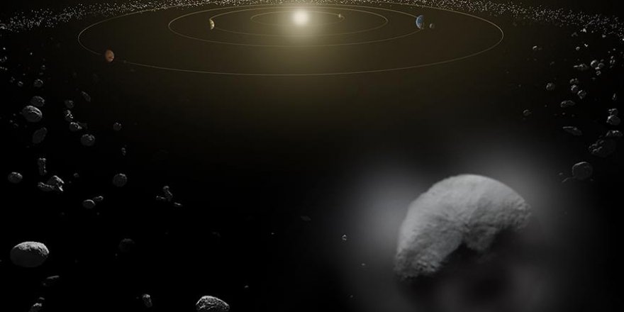 Cüce gezegende eski buz volkanları keşfedildi