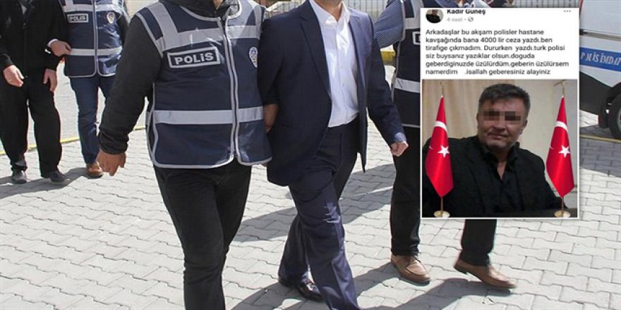 İnternet üzerinden polislere hakaret eden muhtar gözaltında