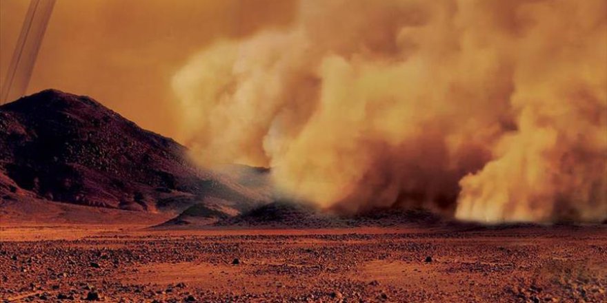 Satürn'ün uydusunda kum fırtınaları görüntülendi