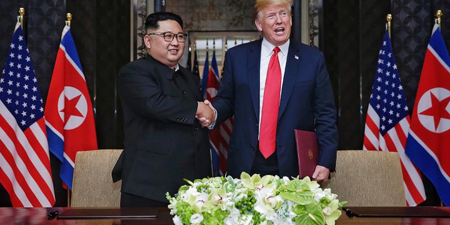 Trump: Kim ile tekrar görüşmeyi dört gözle bekliyorum