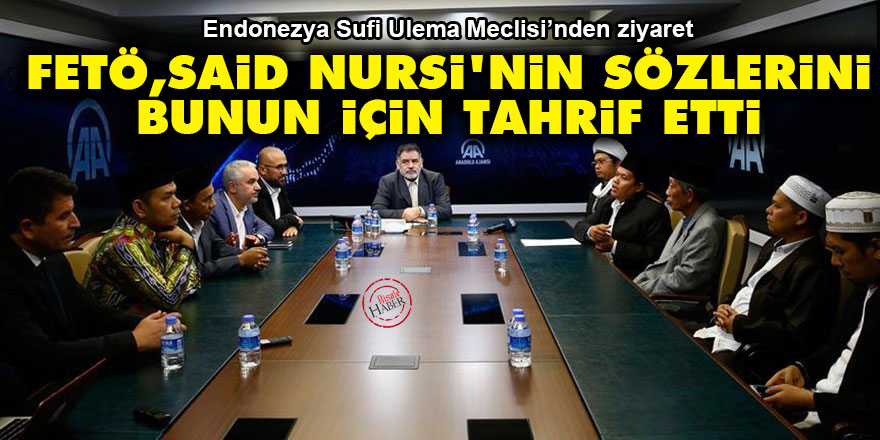 FETÖ'nün Said Nursi'nin sözlerini niye tahrif ettiğini açıklayan fetva heyetinden ziyaret