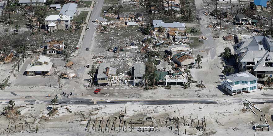 Michael kasırgasında kurtarma çalışmaları ölü bulma çalışmalarına dönüştü