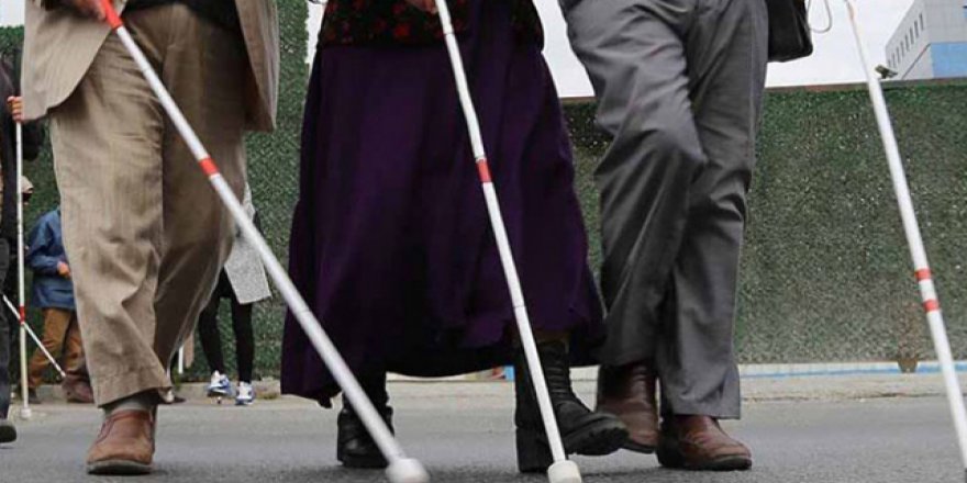 Fas'ta görme engelliler hükümetten iş istedi