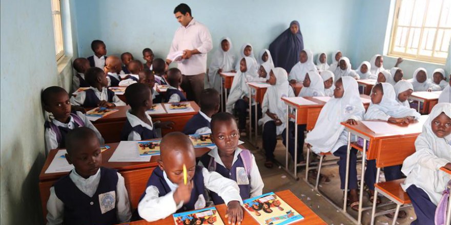 Yardımları Türkiye'den gelen okul eğitime başladı