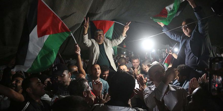 Filistinlilerden Han el-Ahmer'deki gösterilere devam kararı