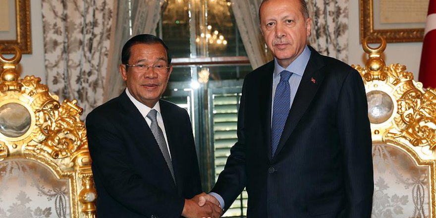 Başkan Erdoğan ile Kamboçya lideri görüştü