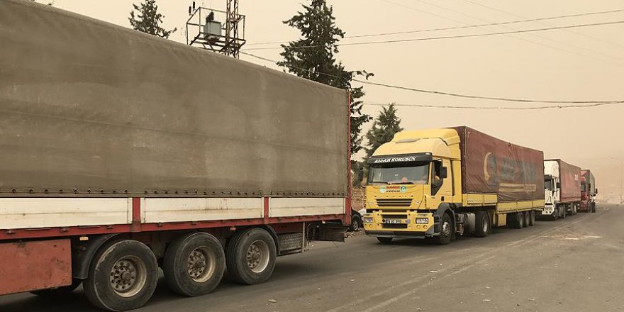 İdlib'e 27 tır insani yardım