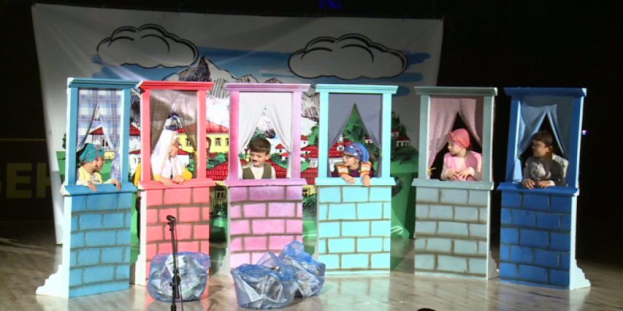 Konya'da ilkokul öğrencileri Nasreddin Hoca fıkralarını canlandırdı